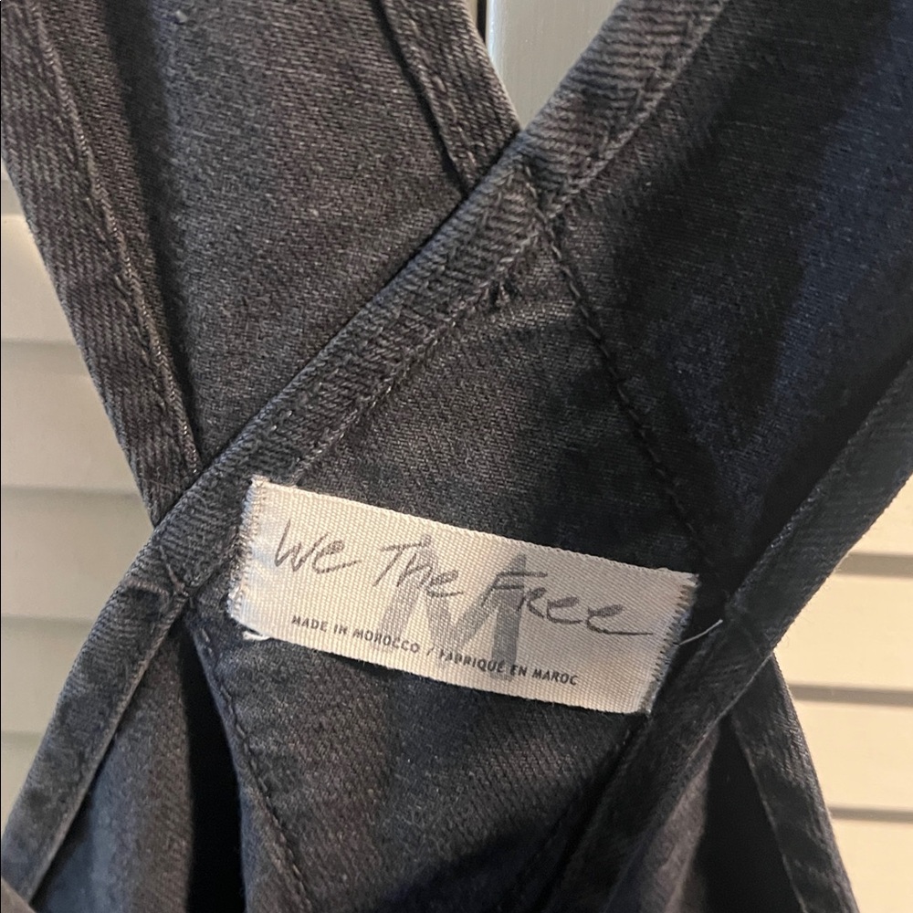 Free People Black Denim Overalls - Picture 9 of 13
